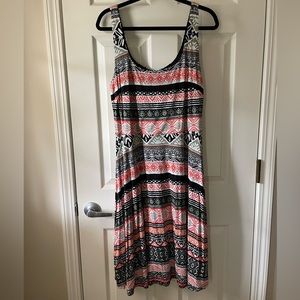 LOFT knit fit and flare dress